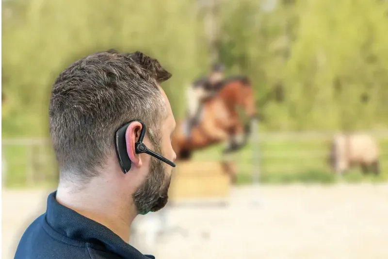 CEECOACH Bluetooth Headset with Boom Microphone Mono-1